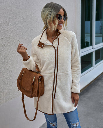 Winter Warm Pocket Fur Coat