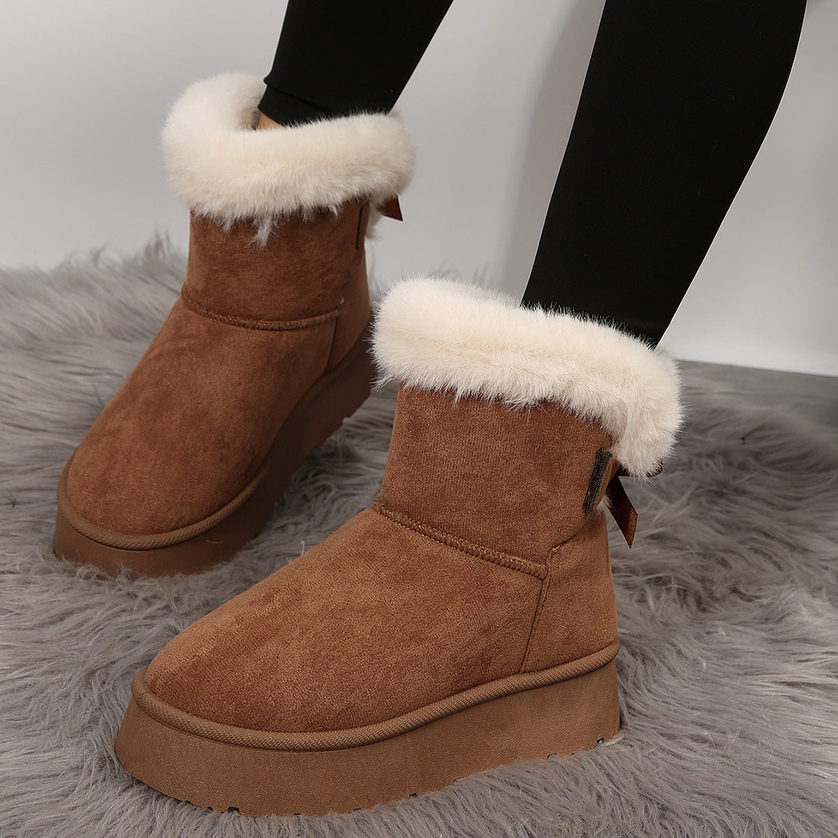 Bow-Knot Winter Boots