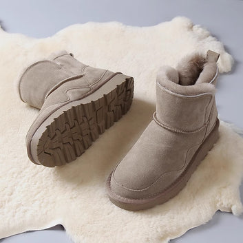 Snow Boots Thick Bottom Fleece-lined