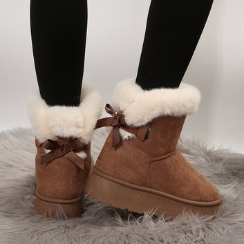 Bow-Knot Winter Boots