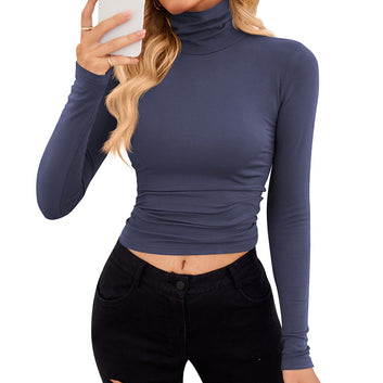 Slim Fit Turtleneck Base Top